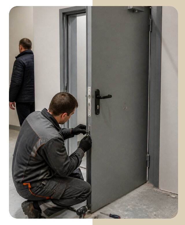 Ремонт противопожарной двери в Урюпинске по цене 6696 р. | ДвериЛегко-Рюп