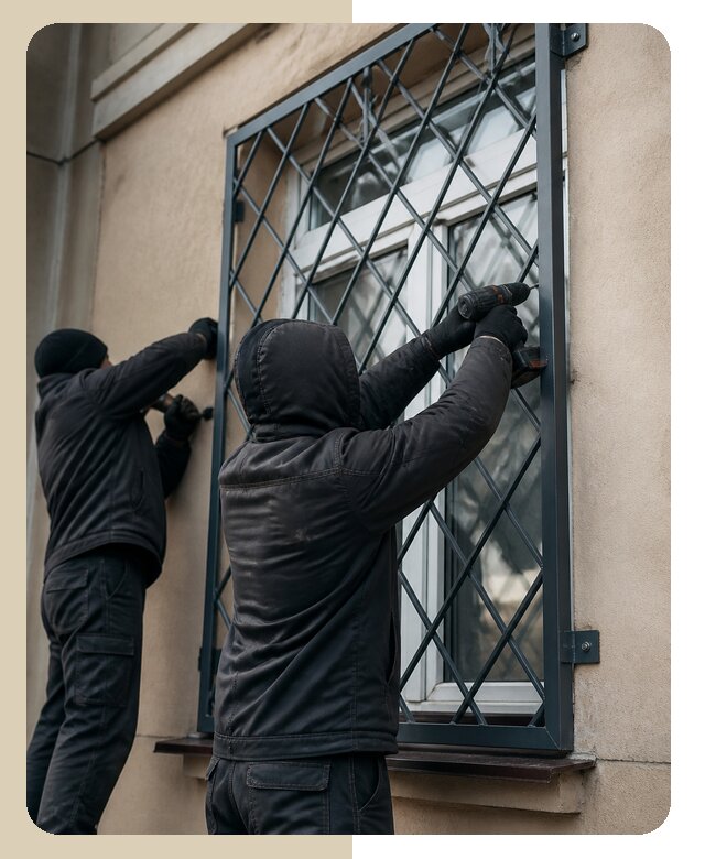 Установка антивандальных решеток на окна в Урюпинске